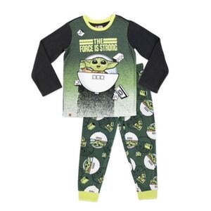 Baby Yoda LEGO Boys Pajamas M 2-Pc Set PJ Fleece Jogger Girls Sz 8 NWT